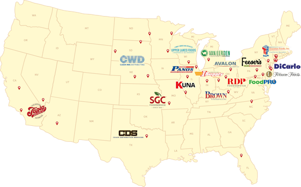 Map of the United States